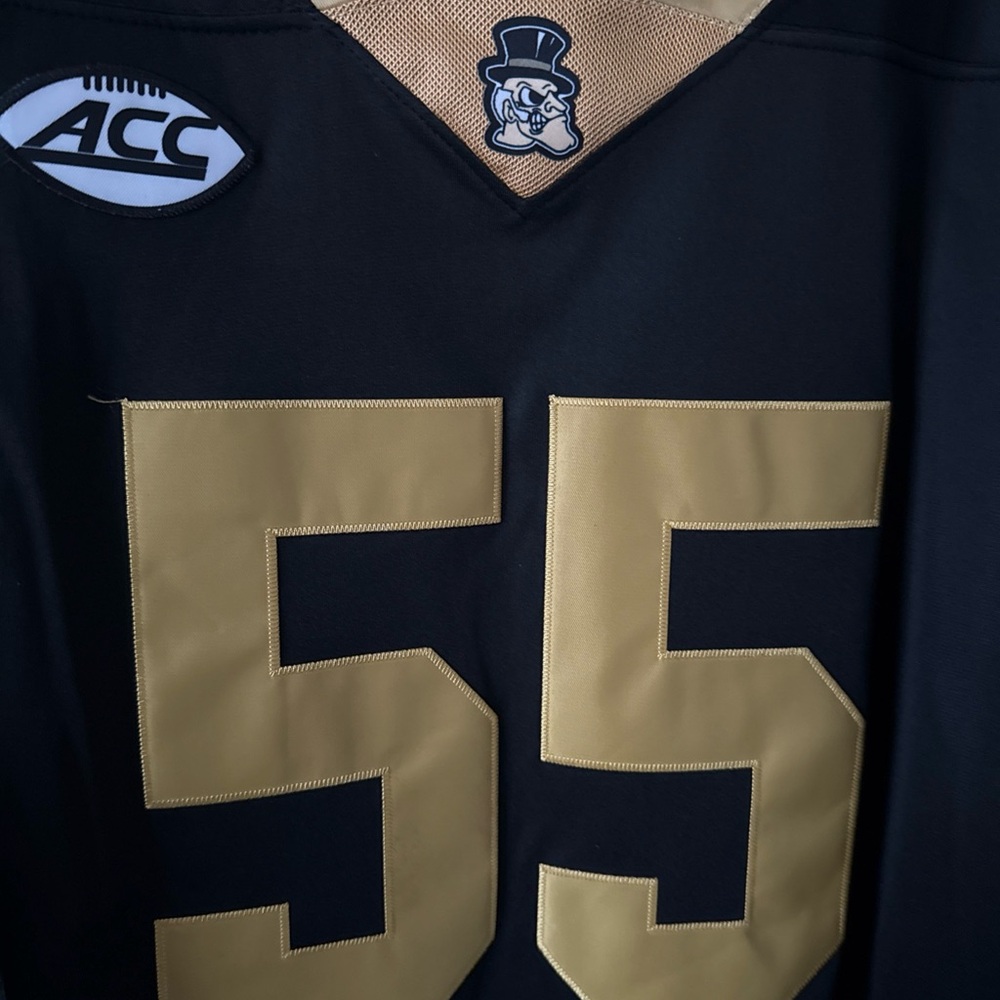 Black and Gold Sports Jersey - Picture 2 of 6